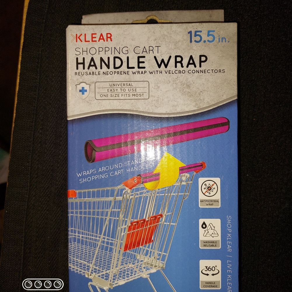 Klear Shopping Cart Handle Wrap